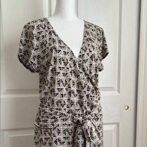 Liz Claiborne Axcess Geometric Pattern Dress